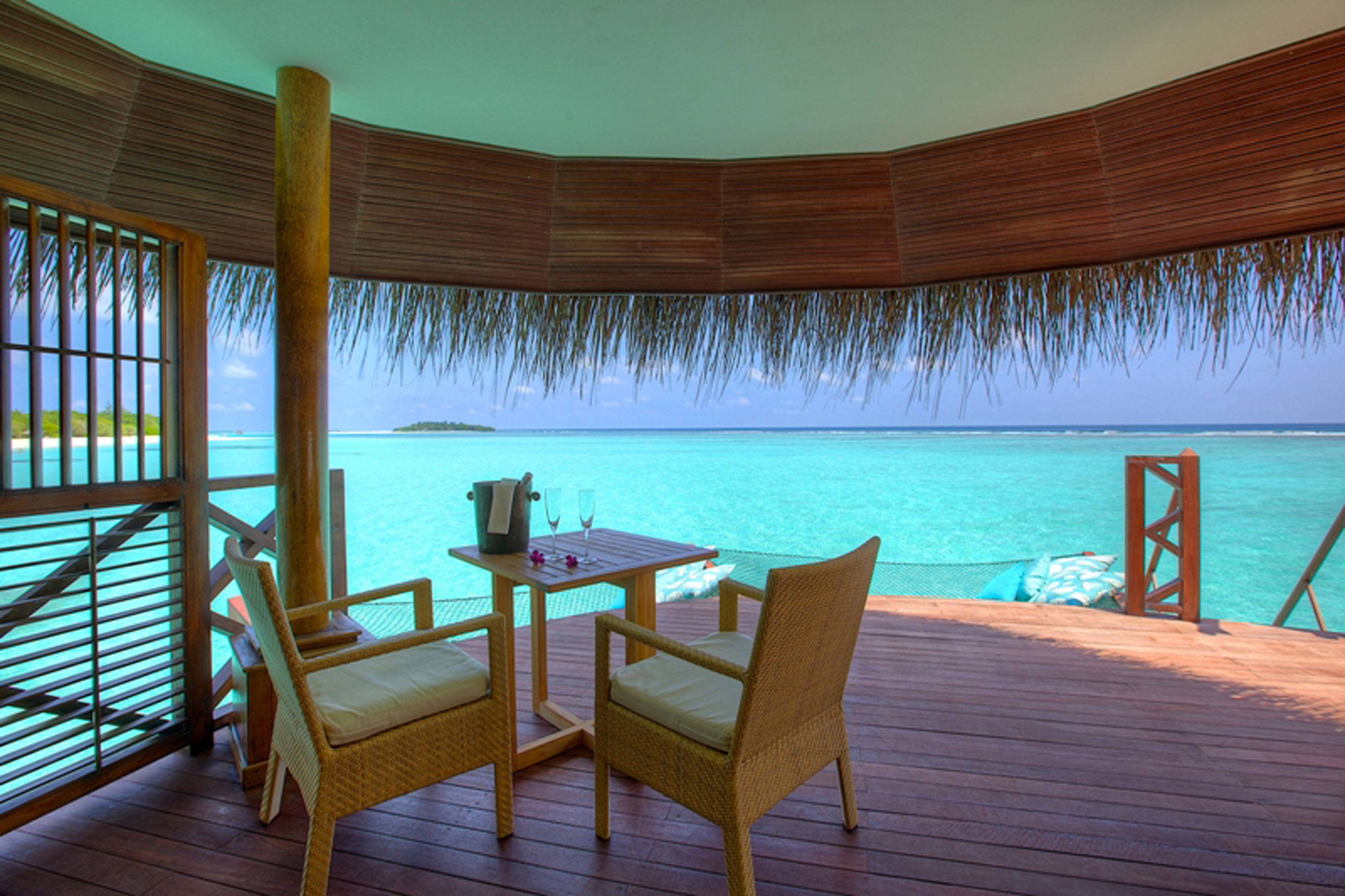 Maldives overwater bungalow