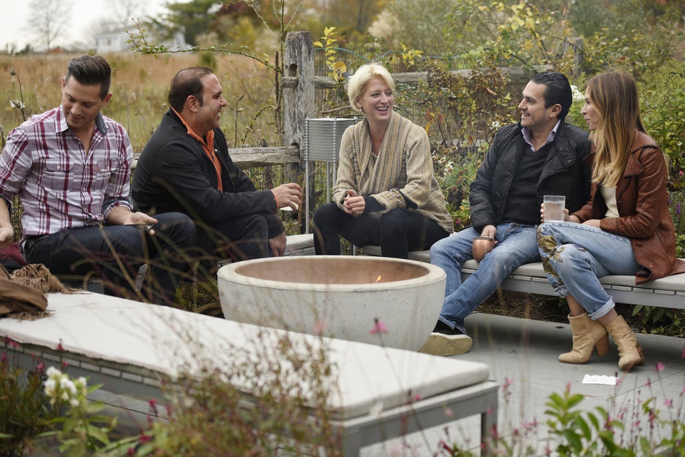 THE REAL HOUSEWIVES OF NEW YORK CITY -- Pictured: (l-r) John Mahdessian, Dorinda Medley, Michael Wainstein, Julianne Wainstein -- (Photo by: Matthew Eiseman/Bravo)